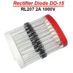 100PCS 2A 1000V RL207 Rectifier Diode DO-15