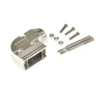 1Pcs DB9 Metal Housing Hood Right Angle Shell For D-SUB 9 Pin 2 Rows DB9 Pin Serial RS232 connector - Image 3