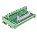 1PCS IDC40P 40PIN MALE PIN HEADER SOCKET to terminal block adapter pcb board connector converter for plc din Rail mounting - Image 2