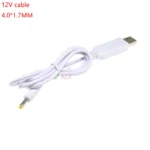 USB DC 5V to DC 12V Step up Cable Module Converter USB TO DC 4.0*1.7MM MALE PLUG power CABLE 4.0X1.7 4.0X1.7MM Booster wire