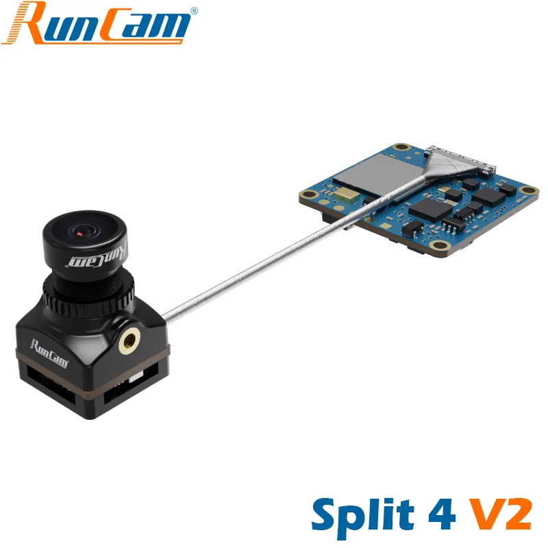 S0d8fde6fcecc4705a69b1de7d1e24731W.webp RunCam Split 4 Split4 V2 4K FPV Camera with FOV 140° Low Latency DC 5-20V Nano HD Recording 16:9/4:3 for FPV Racing Drone - Image 1