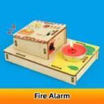 DIY Fire Alarm Circuit Kit Puzzle Handmade Science Technology Educational Kit Puzzle STEM Toy Gift for Children