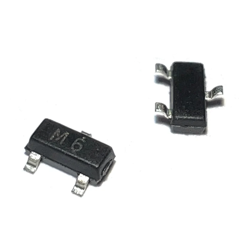 100pcs 2SA812 SMD Transistor SOT-23 package silk screen M6 0.1A/50V PNP