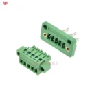 3SETS 15CDGV 2/3/4/5/6/8 pin 3.81MM pitch pluggable screw terminal block 3.81 PLUG TYPE pcb connector with Flange PLUG + SOCKET - Image 11