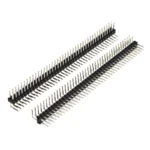 10pcs 1X40 2X40 40Pin 80Pin 2.54MM Right Angle Single Row Pin Head Male 90 Degree Connector Double Row Pin Header For Arduino - Image 6