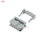5/10Pcs Gray Fc-8/10/14/16/20/30/34/40/50/64 Pin Female Plug Idc Box Header Socket Connector 2.54mm For Computer Down Cable Wire - Image 13
