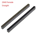 5/10Pcs 2.54mm 40 Pin 1x40 2X40 Single/Double Row Male Female 2.54 Pin Header PCB JST Connector Strip Right angle For Arduino - Image 11