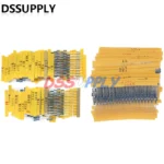 30 Kinds 1/4W Resistance 300-600PCS/Set 1% Metal Film Resistor Pack Assorted Kit 10 1K 10K 100K 220 1M ohm Resistors DSSUPPLY - Image 5