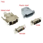 1PCS DB Plug 2W2/3W3/3V3/7W2/5W5/8W8/9W4/13W3/17W2/17W5 Gold plated Male Female High Current Connector D-SUB Adapter Solder type - Image 11