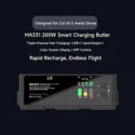 ISDT MA331 200W (Dual 100W) Smart Battery Fast Charging Butler USB Type-C Plug OTA Upgrades for DJI Air3 Aerial FPV Drone - Image 4