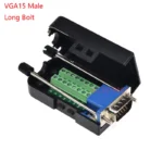 DB9/VGA15/DB15/DB25 Pin Male/Female Plug Serial Port Connector To Terminal Adapter Shell D-Sub RS232/485 Wire Cable Free Solder - Image 15