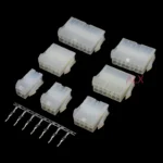 10PCS 5557/5559 4.2mm 2*1/2/3/4/5/6/7/8/10P Pin Female Plug For PC Computer Card GPU PCIe Power Connector Plastic Shell Housing - Image 2