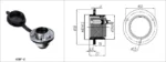 GX40 40MM aviation connector With Flange male & female 2/3/4/5/6/7/8/9 pin wire panel connector aviation plug socket 2pin 3pin - Image 3
