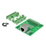 1pcs Rj45 8p8c Female Socket To Terminal Block Adapter Pcb Board Rj45 Ethernet Connector Converter Din Rail Mounting - Image 2