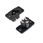 5/10 Pcs IEC320 C6 Inlet Plug 3 Pin Power Socket AC 250V 2.5A with Screw Mount Inlet White Black - Image 3