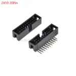 5/10Pcs Right Angle 6/10/20/26/34/40 Pin 2.54mm Pitch Male Socket Idc Box Header Pcb Connector Double Row 10p/20p/40p Dc3 Header - Image 10