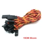 10pcs 10 / 15 / 30 / 50 / 100cm Servo Extension Cable 30 / 60 core For Futaba JR Anti-interference Servo For RC Helicopter Part/ - Image 8