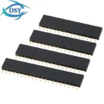 10PCS 2.54mm Pitch 2/3/4/6/10/20-Pin Single Row Female PCB Socket Board Pin Header Connector Strip Pinheader 2~20Pin For Arduino - Image 2