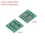 10PCS Adapter PCB Circuit Board Kit SMD QFP LQFP QFN FQFP Turn To DIP SOP MSOP SSOP TSSOP SOT23 8 10 14 16 20 24 28 SMT To DIP - Image 2