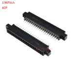 1pcs Edge Card Connector Slot 3.96 mm Pitch 40/44/56/60/86/100 Pin PCB Gold Finger Socket Through Holes - Image 11