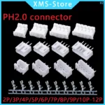 JST PH2.0 2/3/4/5 Pin Terminals Plastic Shell Male Plug + Female Socket Wire Connector PH2.0 2P 3P 4P 5P 6P 7P 8P 9P 10P 11P 12P