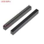 10PCS 2*2/3/4/5/6/7/8/10/12/16/20/40 Pin Double row Straight Pin Female Header 1.27MM Pitch Strip Connector Socket 8/10/16/20/40 - Image 15