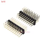 5PCS 90 degree Three Row Male 2.54MM Pitch Right Angle PIN Header Connector 3*2/3/4/5/6/7/8/10/20/40 PIN/P 3x/3/4/5/6/8/10/20/40 - Image 10
