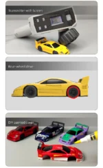 LDARC S100 Professional 1:64 Scale RC Drift Mosquito Car Rear-Wheel Drive Full-Scale Steering Static Model Grade Appearance Toy - Image 20