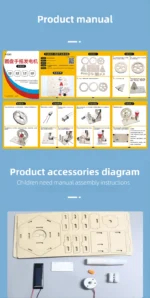 DIY Solar Energy Windmill House DIY Science Experiment Kit & Education Model Toy Physics Science Toys For Children Gift Toy - Image 11