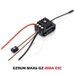 Hobbywing EZRUN MAX6 G2 200A 3-8s Brushless Sensored ESC w/ EZRUN 4990SD 5690SD G2-1650KV 1250KV Motor For 1/5 1/6 1/71/8 Car - Image 10