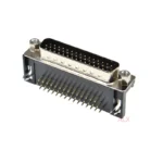 2PCS DB44 MALE FEMALE PCB Mount serial port CONNECTOR RIGHT ANGLE D-Sub CONNECTORS 44pin plug jack Adapter 3 Rows 44 PIN 44p - Image 2