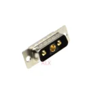 1PCS high power DB3 3V3 30A Gold plated MALE FEMALE high current CONNECTOR D-SUB adapter solder type 3pin plug socket Welding - Image 5