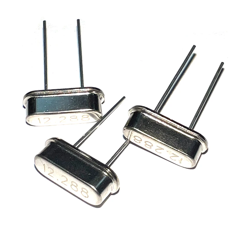 10pcs HC-49S 12.288MHz 12.288M 12.288 Quartz Crystal Resonator Passive Oscillator HC49S DIP2