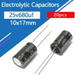 25V680uf 10x17mm Aluminum Electrolytic Capacitor 680uf 25v 680uf25v 25v680mf 680mf25v 25v680MFD 680mf 680MFD 25wv 25vdc - Image 2