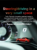 Turbo Racing 1:76 C75 On Road RC Car Radio Full Proportional Remote Control Toys RTR Kit For Kids and Adults - Image 19