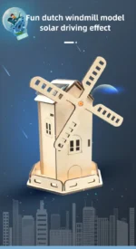 DIY Solar Energy Windmill House DIY Science Experiment Kit & Education Model Toy Physics Science Toys For Children Gift Toy - Image 9