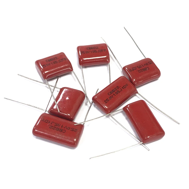 10pcs CBB Polypropylene Film Capacitor 250v 103J 104J 105J 125J 154J 155J 205J 225J 473J 474J 475J 684J 100nF 0.1uF 1uF 2.2uF