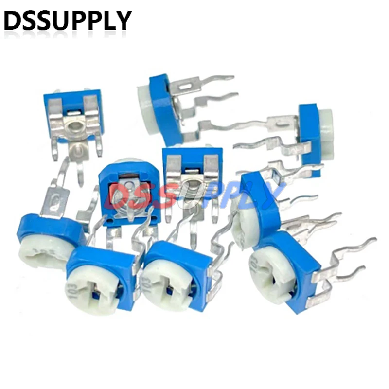 10PCS RM065 Series RM-065 Trimpot Trimmer Potentiometer Variable Resistor 100 200 500 1K 2K 5K 10K 20K 50K 100K 200K 500K 1M Ohm