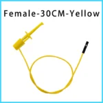 Test Hook Clip to Dupont Male/Female Jumper Wire 26AWG Silicone Cable For Breadboard Oscilloscope Logic Analyzer - Image 11