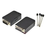 1PCS DB15 15PIN 2 row male female plug connector terminal adapter with black shell D-SUB wire cable free solder - Image 2