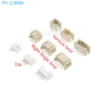 10PCS 1.0 1.25 1.5 2.0 2.54 SH/JST/ZH/PH/XH 1.25MM 2.0MM 2.54MM Male Pin Header Socket Dip/Right Angle SMD 2/3/4/5/6/7/8/9/P Pin - Image 5