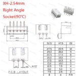 5Pcs JST-1.25mm ZH-1.5mm PH-2.0mm XH-2.54mm Male/Female Plug Connector With Wire 2/3/4/5/6/7/8/10P Pin Header Socket For Arduino - Image 33