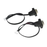 1pcs 25cm Db9 Male To Xh Female Plug Cable Db9 Male To Ph Wire Rs232 Serial Port Connector To 2.54mm 2.0mm Extension Cable - Image 2