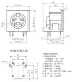 2/5PCS 3 4 5 6 7 8 13 Pin Mini DIN Female Socket Connector 4 5 6 8 Poles DIN Jack PS2 Mini Circular Keyboard and Mouse Socket - Image 10