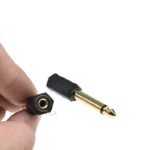 2Pcs 3.5mm Female To 6.3mm Male Audio Adapter Jack To Plug Converter - Image 5