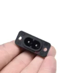 5PCS AC250V 2.5A  2Pin IEC 320 C8 Screw Mount Inlet Plug power socket AC 250V - Image 3