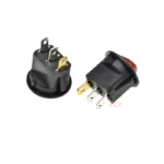5PCS AC 3PIN RED with light Push Button rocker Switch ON/OFF   power switches 6A/250V 10A/125V for car water dispenser 3 pin - Image 3