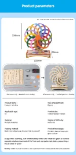 DIY Handmade Magic Window DIY Science Experiment Kit & Education Model Toy Physics Science Toys For Children Gift Toy Project - Image 7