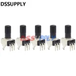 5Sets=10PCS RV09 Vertical Adjustable Resistor 1K ~ 500K Ohm New 3Pin Seal Potentiometer For Arduino (5+5)Pcs With Knob White Cap - Image 2