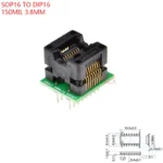 Soic16 Soic 16 Sop16 To Dip16 Programmer Adapter Socket Body Width 3.8mm 150mil Ic Socket Converter Test Chip